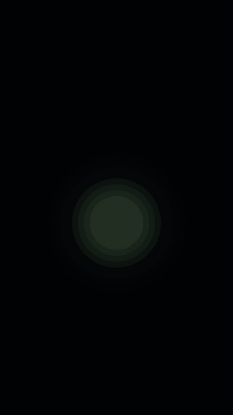 Lunyra breathing guide — breathing bloom ring expanding in a calm dark environment