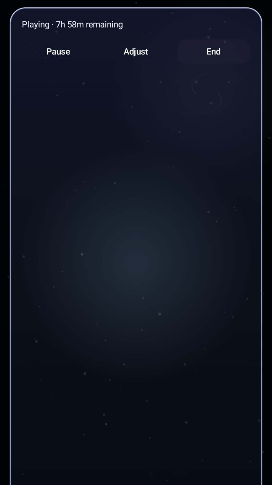 Lunyra session timer — active countdown showing time remaining